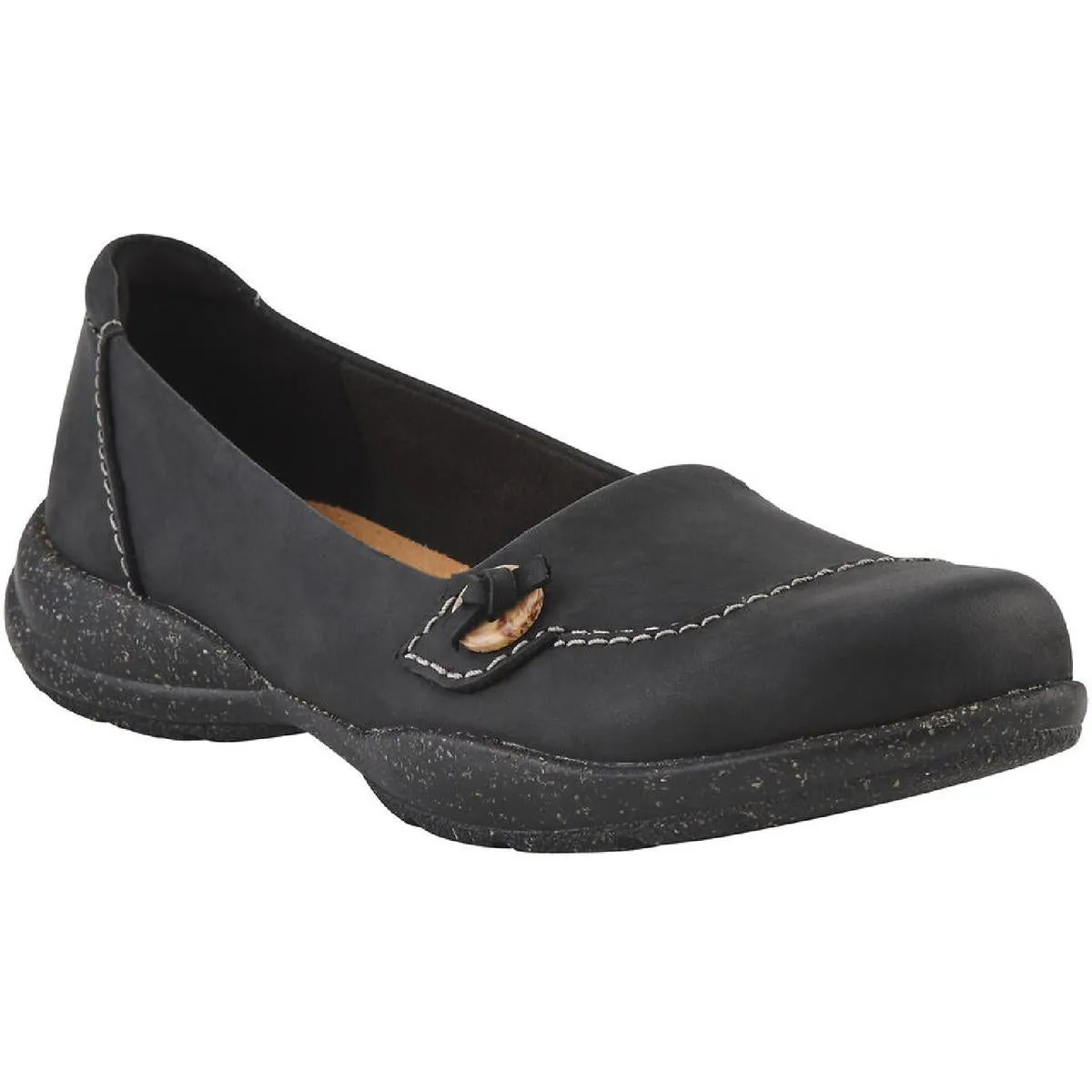 Clarks Womens Roseville Sky Round Toe Slip-On Loafers